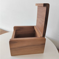 Boîte d'emballage en bois de noyer de luxe personnalisée, boîte cadeau en bois