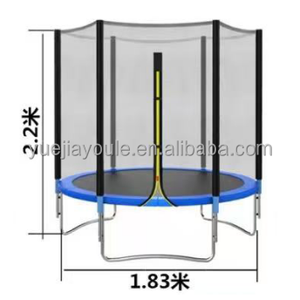 Le <span class=keywords><strong>trampoline</strong></span> rond populaire de <span class=keywords><strong>16</strong></span> <span class=keywords><strong>pieds</strong></span> avec filet de protection convient aux jeux des enfants, est sûr et durable. - Product Image 2