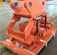 Compacteur de sol vibrant hydraulique pour grande pelle mécanique, utilisation routière, marque MONDE, garantie 1 an