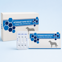 Direkt vom Hersteller: Schnelltest-Karte für Hunde gegen Hundepest, Parvovirus und Coronavirus, 3-in-1, 1 Jahr Garantie für Tierärzte