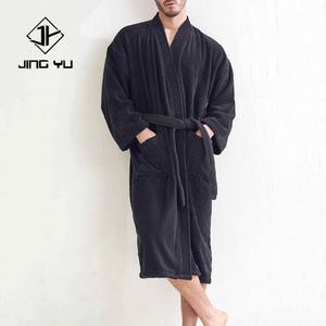 2024 OEM <b>Mens</b> Custom Design Logo Bathrobe Cotton High Quality Luxury <b>Towel</b> Hotel Bathrobe Winter - Product Image 2