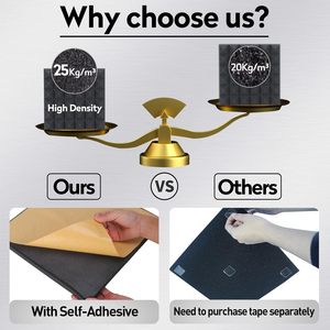 Tùy Chỉnh 12X12 Hấp Thụ Acoustic Bọt Tấm Hiện Đại <span class=keywords><strong>Studio</strong></span> Cách Âm Tường Vật Liệu Âm Thanh Cách Nhiệt Bọt Nhà Máy Được Thiết Kế - Product Image 5