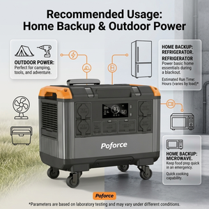 Sistema de Energía Solar Fotovoltaica, Generador Solar Portátil de 3000W con Batería LiFePO4 e Inversor de Onda Sinusoidal Pura - Product Image 2