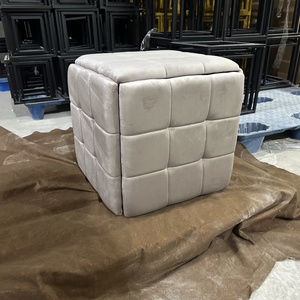 Silla Metálica Multifuncional Moderna, Desmontable, Inspirada en el <span class=keywords><strong>Cubo</strong></span> de <span class=keywords><strong>Rubik</strong></span>, con Asiento de Tela y Almacenamiento, para Hogar o Hotel - Product Image 5