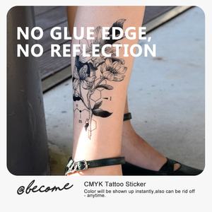 <span class=keywords><strong>Stampa</strong></span> a inchiostro carino realistica 6 mesi temporanea a mano piena Henna Anime adesivi per tatuaggi trasferimento acqua corpo Tato alta visibilità - Product Image 3