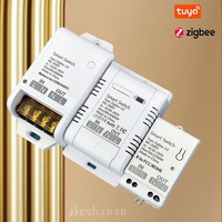 Module intelligent Tuya ZigBee 3.0 haute puissance Wi-Fi AC 85-265V, interrupteur de contact sec momentané, télécommande vocale, minuterie, éclairage, maison américaine