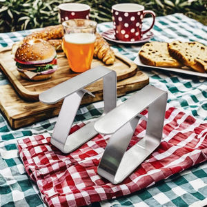 Clip de <span class=keywords><strong>nappe</strong></span> en acier inoxydable pour pique-nique en plein air Couverture de table et attache de jupe de table Système de mesure en pouces - Product Image 3