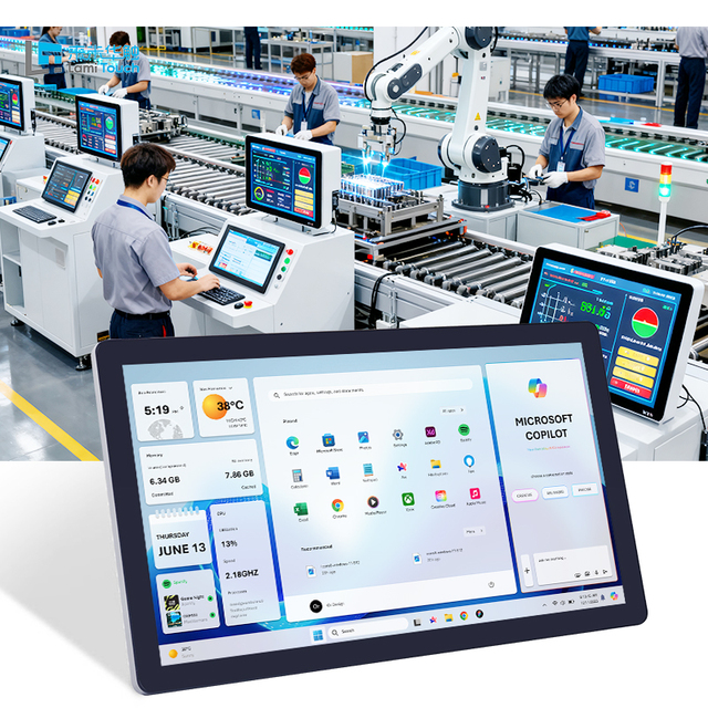 Lamitouch Cheap Android Industrial All-in-One Computer 21.5 Inch Waterproof Touch Control Robot Screen I5 CPU Embedded Panel PC