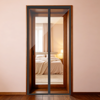 Rideau de séparation de porte en polyester magnétique transparent et épaissi, barrière anti-vent pour climatisation estivale, idéal pour balcon et maison, protège du froid