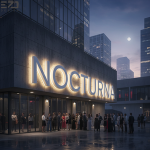 ป้ายไฟ LED 3 มิติ ดีไซน์<span class=keywords><strong>หรู</strong></span>หราทันสมัย EZD แบบตัวอักษรช่องแสงย้อนกลับ ทำจากสแตนเลสสตีลทาสี สำหรับป้ายต้อนรับธุรกิจ - Product Image 3