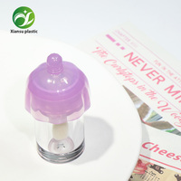 Tubes de gloss à lèvres miniatures personnalisés, emballages cosmétiques en plastique ronds pour rouge à lèvres, pour produits pour les lèvres personnalisés