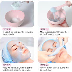 Maschera di cristallo di fabbrica RTS propria marca camomilla lenitiva riparazione bassa allergia in polvere maschera organica naturale per la cura della pelle maschera per il viso - Product Image 5