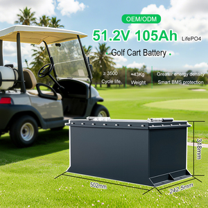 Hiện tại cao 51.2V lithium ion Golf giỏ hàng Pin 105ah 51.2Volt Pin Lithium cho xe Golf - Product Image 2