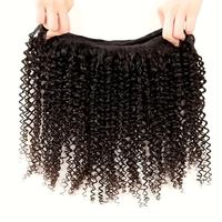 Cheveux Humains Bouclés 15A, 3 Paquets de Cheveux Bouclés Crépus 100% Non Traités, Cheveux Vietnamiens Bouclés, Couleur Naturelle Véritable
