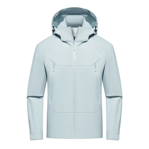 Usine hommes <span class=keywords><strong>veste</strong></span> de haute qualité hydrofuge amovible casquette coupe-vent <span class=keywords><strong>veste</strong></span> solide mince printemps automne extérieur <span class=keywords><strong>veste</strong></span> - Product Image 6