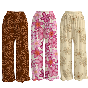 <span class=keywords><strong>Pantaloni</strong></span> Comodi Elasticizzati da Donna 3XL Estivi a <span class=keywords><strong>Vita</strong></span> Alta Traspiranti Personalizzabili <span class=keywords><strong>in</strong></span> Raso Antipiega - Product Image 1