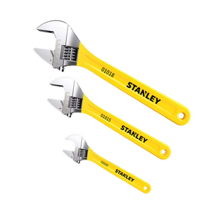 Stainless Steel Metric Industrial Grade Adjustable Wrench B-series Plastic Coated Handle - Product Image 4