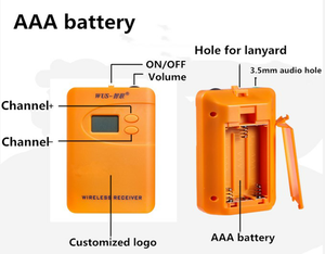 Wireless tour <span class=keywords><strong>guide</strong></span> sistema auricolare un set 15 trasmettitore con 150 ricevitori/audio <span class=keywords><strong>guide</strong></span> per il <span class=keywords><strong>viaggio</strong></span> - Product Image 6