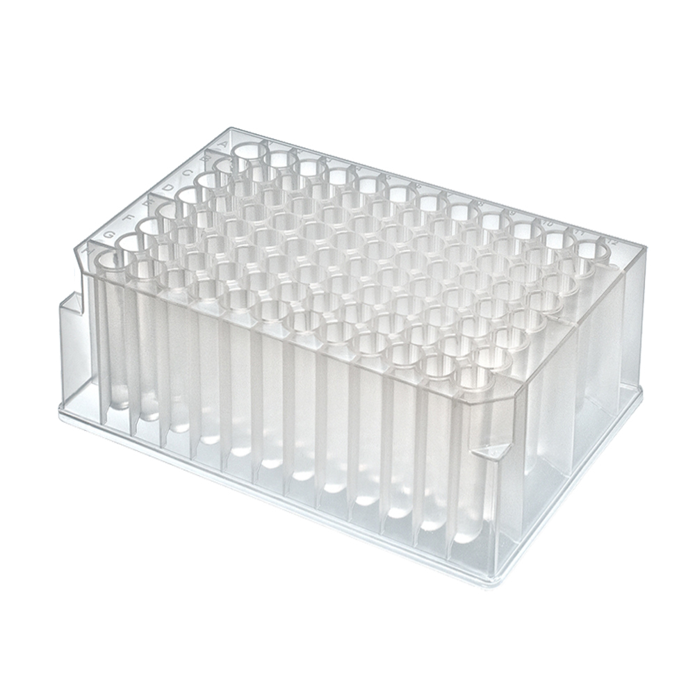 High Quality Clear Polypropylene Small Size and Long Life 96-Well Deep-Well Plate