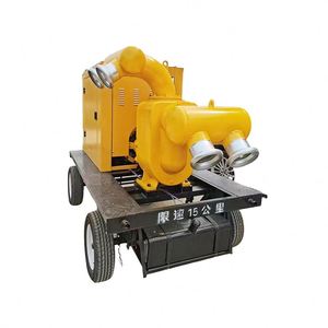 Pompe à eau auto-amorçante à grand débit pour drainage agricole, camion pompe à eau mobile à moteur diesel - Product Image 3