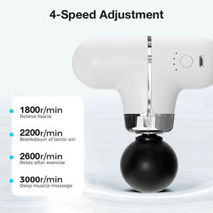 Pistola de <span class=keywords><strong>masaje</strong></span> R7225, producto superventas, <span class=keywords><strong>precio</strong></span> competitivo, OEM, acepta pistola de <span class=keywords><strong>masaje</strong></span>, masajeador de percusión portátil de tejido profundo para la espalda - Product Image 4