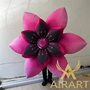 Impressão a cores inflável decoração flor para evento