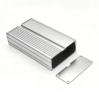 Boîtier d'amplificateur en aluminium extrudé, boîtier OEM pour carte PCB, boîtier électronique en alliage d'aluminium extrudé, boîte de jonction en aluminium