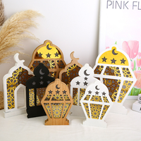 Heiß verkaufte Ramadan Holzhandwerk Rechteck Stil Dekor Islamische Dekor Holz dekorationen Home Ornament