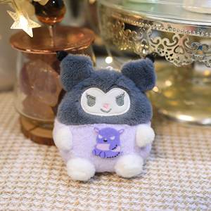 10 सेमी 4 इंच कुरूमी किटी लूश सिक्का पर्स सस्ते प्रचार उपहार, क्लैव मशीन के लिए कीचेन खिलौने - Product Image 3