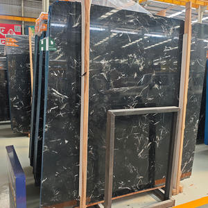 Hotel Poject Suelo <span class=keywords><strong>de</strong></span> pared Encimera <span class=keywords><strong>Escaleras</strong></span> Pavimentación Vena blanca natural Flor <span class=keywords><strong>de</strong></span> hielo negro Mármol Porcelana Azulejos <span class=keywords><strong>de</strong></span> baño - Product Image 2