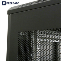 Armoire de serveur verticale standard 19 pouces 600x600mm en stock pour centre de données et système de vidéosurveillance
