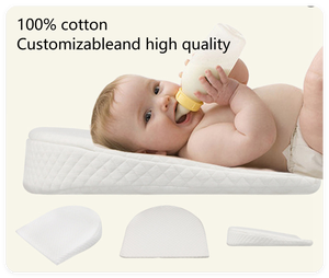 <span class=keywords><strong>Almohada</strong></span> <span class=keywords><strong>de</strong></span> Lactancia para Bebés Recién Nacidos 100% Algodón con Cojín Inclinado <span class=keywords><strong>de</strong></span> Espuma Viscoelástica para Dormir y Alimentar - Product Image 3