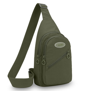 Chest Bag Lightweight Water Resistant Multiple Pockets Zipper Closure Casual Travel Outdoor Sport Unisex Crossbody Bag - Product Image 5