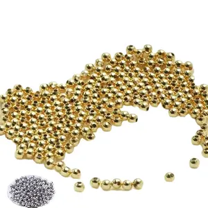 2MM 2.5MM 4MM 6MM 14K Gold Color Plated Brass Round Ball Beads Spacer Beads Diy Jewelry Findings Accessories Wholesale