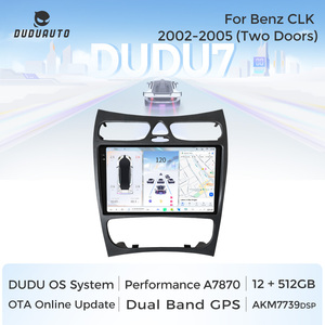 DUDU7 Smart Android 13 <span class=keywords><strong>Radio</strong></span> de coche para <span class=keywords><strong>Mercedes</strong></span> Benz Clase C W209 C200 C320 C350 CLK <span class=keywords><strong>W203</strong></span> 2002-2005 - Product Image 2