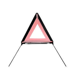 Señal de advertencia de carretera, triangular reflectante, rojo, ECE R27, gran oferta - Product Image 6