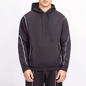 Survêtement décontracté sur mesure, couleur unie, écologique, léger, pour adulte, vente directe d'usine, faible MOQ, survêtement d'hiver pour homme - Product Image 4