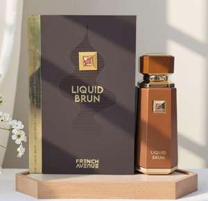 Parfum liquide Brun de French Avenue pour homme, senteur boisée, luxe, usage quotidien, taille standard - Product Image 3