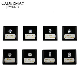 CADERMAY Jewelry Display Case 8 Shapes Zircon Diamond Comparison Specimens Tools Wholesale - Product Image 3