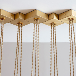 <span class=keywords><strong>Lustre</strong></span> <span class=keywords><strong>Art</strong></span> Déco Moderne Rustique en Bronze, Nouveau Design, Vente en Gros pour Salle à Manger, Café, Hôtel - Product Image 6