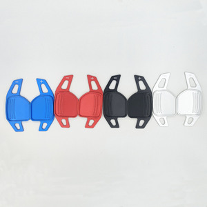 Pour <span class=keywords><strong>Audi</strong></span> <span class=keywords><strong>A3</strong></span> A4L A5 A6L Q3 Q5 8P R8 SEAT : Autocollant d'extension de palettes de changement de vitesse pour volant de voiture - Product Image 2