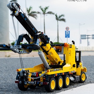 Mould King 17011, Bloques de Construcción de Modelo de Grúa de Remolque, Juguetes MOC, Vehículo de Ingeniería Ensamblado, Juego de Bloques de Construcción - Product Image 4