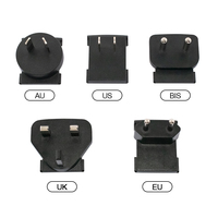 Chargeur universel AC DC 5V 12V 24V 1A 2A 3A 5A, prise AU EU UK US, alimentation à découpage, adaptateur secteur 24W