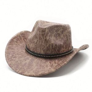 Wholesale Fashion Autumn Winter Vintage New Suede Cowboy <b>Hat</b> - Product Image 3