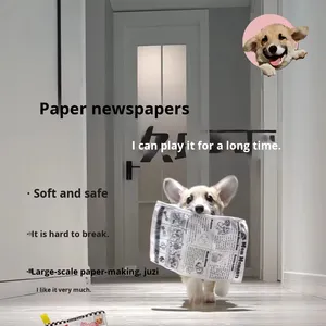 Jouet à mâcher interactif en plastique écologique Chiens Modèles résistants à l'usure sonores intégrés Cartes à jouer Modèles de texte simulés - Product Image 3