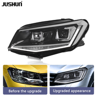Projecteurs LED JUSHUN pour VW Caddy MK4 2015-2019, feux de circulation dynamiques LED, éclairage avant, amélioration des accessoires de voiture