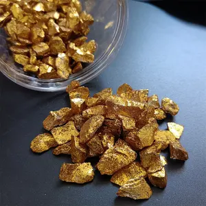 Hochwertige viele Farbglitter-Glas chips für Quarz stein