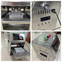 Machine manuelle de thermoscellage de tasses de capsules de café en aluminium