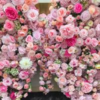 Magnifique arche de fleurs artificielles en soie pour la décoration de mariage et la photographie