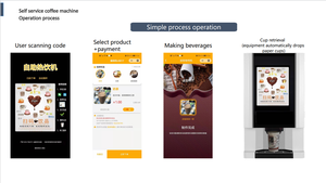 Máy pha cà phê hòa tan hoàn toàn tự động, máy pha cà phê thương mại và trà sữa tất cả trong một, đồ uống nóng tự phục vụ văn phòng - Product Image 4
